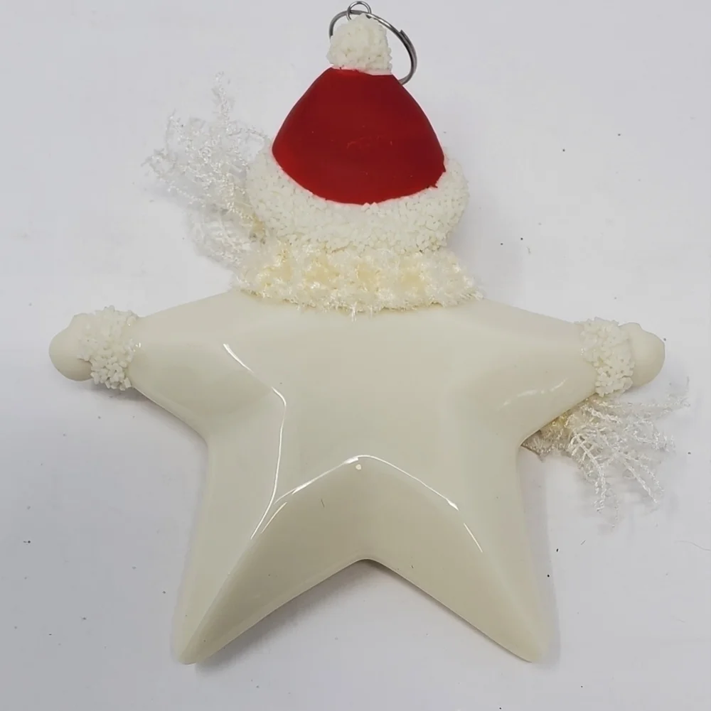 SNOWBABIES DEPT 56 STAR CHRISTMAS ORNAMENT MONOGRAM JULIA HOLIDAY COLLECTIBLE